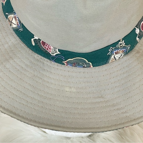 YoungAn Vintage Khaki Bucket Golf Hat - Picture 6 of 10